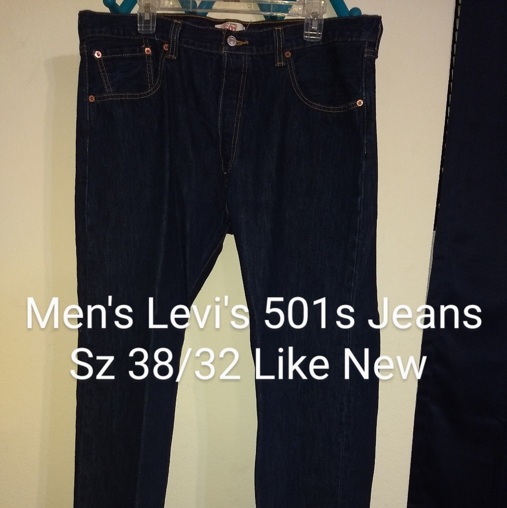 Men's Levi's 501s Jeans Sz 38/32 Like New